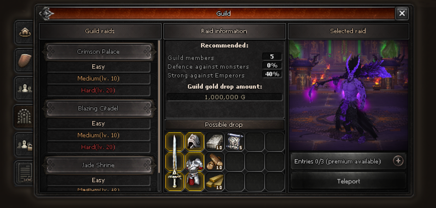 Guild Guardian Items